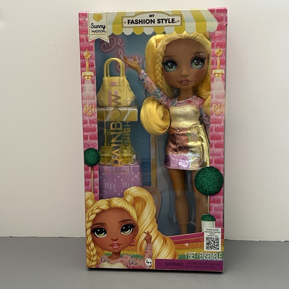 Rainbow High My Fashion Style Sunny Madison Yellow Fashion Doll